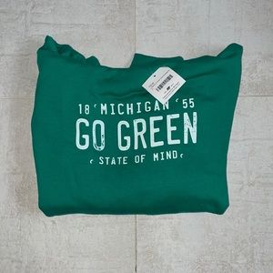 Green Michigan sweatshirt size youth XL